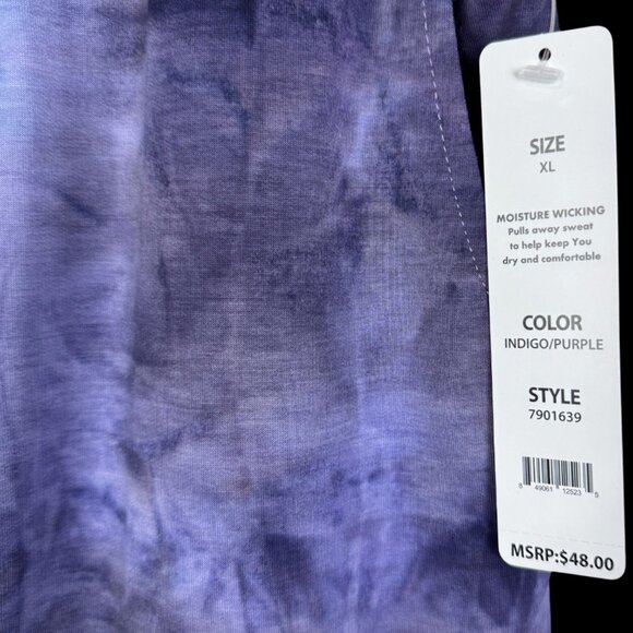 VOGO Tie Dye Joggers Pockets Lightweight Loungewear Size Small Purple Blue NEW - Picture 3 of 5